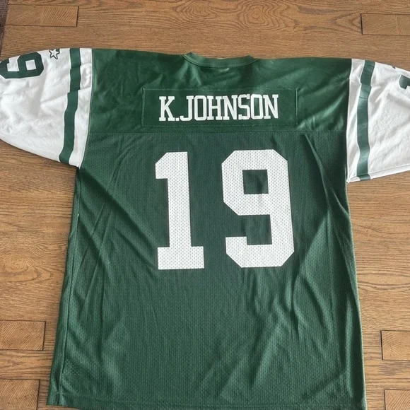 Vintage 1998 New York Jets Keyshawn Johnson #19 NFL Jersey Starter XL 52 - Picture 2 of 6